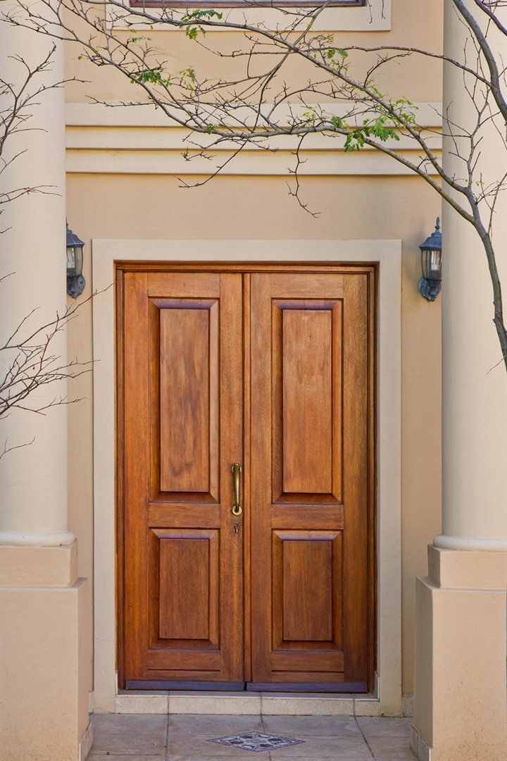 Heritage doorway — Graystone Enclave